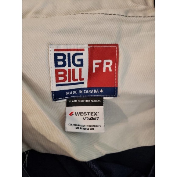 Big Bill FR HRC 2 NFPA 2112 Westex Navy Blue‎ Work Pants Mens 42x29 - Picture 8 of 8